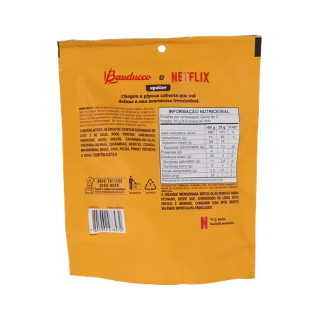 Pipoca Doce Bauducco Cobertura De Chocolate 70g 360-2