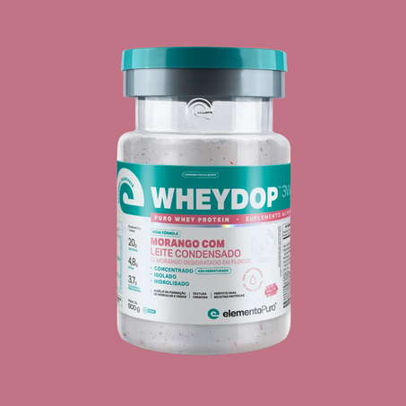 Wheydop 3W Morango Leite Condensado Pote 900g 360-3