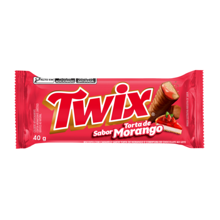 Choc Twix 40g Torta De Morango