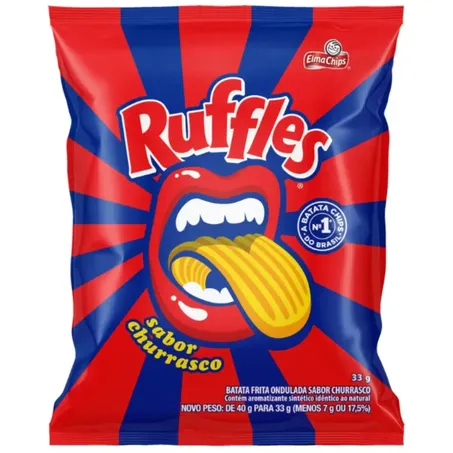BATATA RUFFLES CHURRASCO 33G