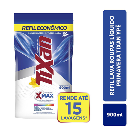 Sabão Líquido Tixan Ypê Primavera Refil 900ml 360-3