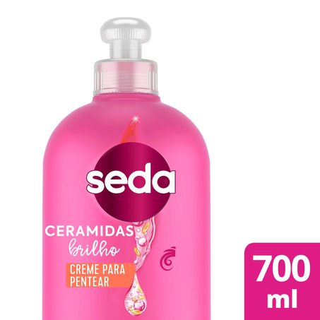 CREME PENTEAR SEDA JUNTAS ARRASAMOS CERAMIDAS BRILHO FR 700M