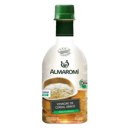 VINAGRE ALMAROMI CEREAL ARROZ ORGÂNICO 400ML