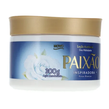 LOÇÃO HIDRATANTE PAIXÃO ACETINADA INSPIRADORA ROSAS BRANCAS 300G 360-32