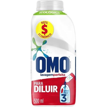 L ROUPA LIQ OMO PT 500ML LAV P+RF P/DIL