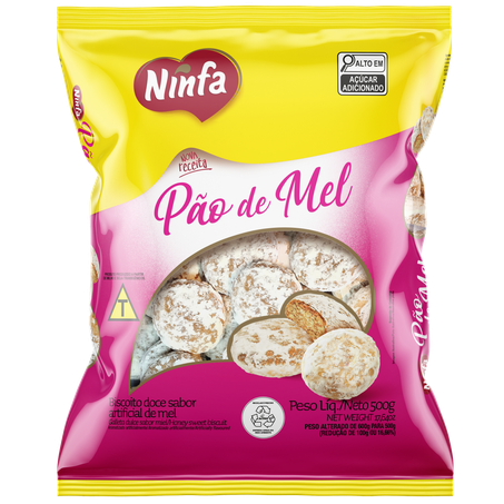 Pao De Mel Ninfa Cobertura Glace 500g