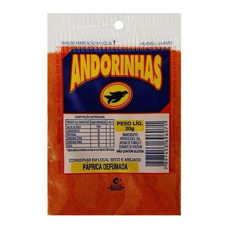 Paprica Andorinhas 20g Defumada