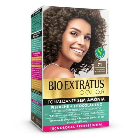 Tonalizante capilar bio extratus color 71 louro médio und