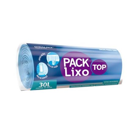 Saco de Lixo Top Lixo 30l Extrusa-pack Rolo 30 Un