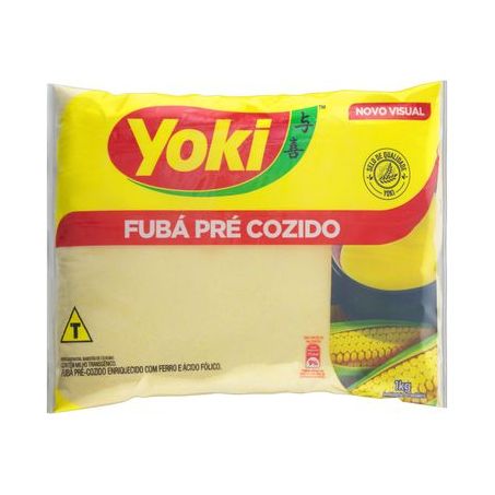 Fubá Yoki 1kg - Pré-cozido