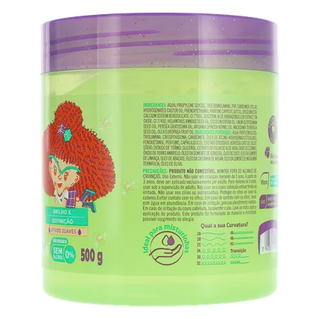 GELATINA CAPILAR INFANTIL KOLENE CACHINHOS COM GLITTER POTE 500G 360-8