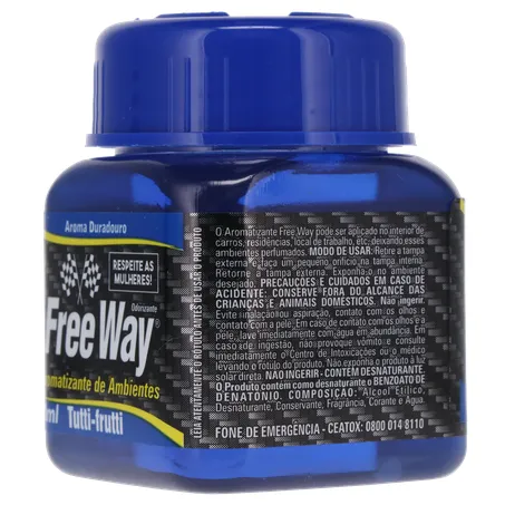 Aromatizante free way tutti frutti 100ml 360-6