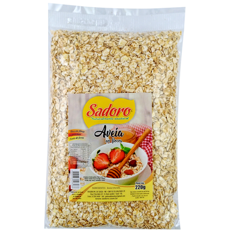 AVEIA EM FLOCOS SADORO 160G