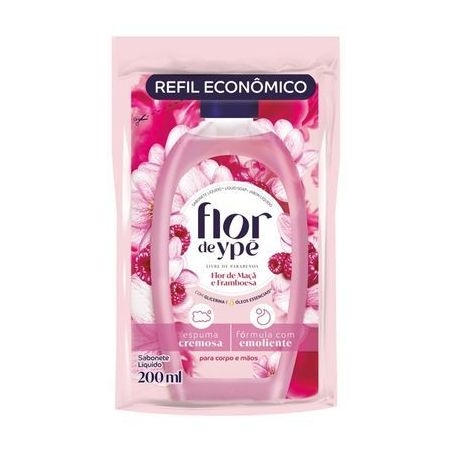 Sab.flor ype liq.200ml rf maçã framboesa