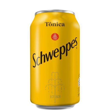 Água tônica schweppes lata 350ml