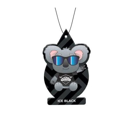 ODORIZANTE COALA AUTO 10G ICE BLACK FOLHA