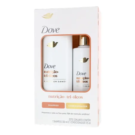 KIT DOVE SH 350ML + COND 175ML NUT + TRI OLEOS 360-1