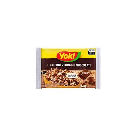 Pipoca popcorn cobertura de chocolate yoki 160g