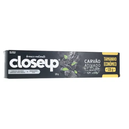 Gel Dental Closeup Branco Radiante Carvão Ativado Menta 128G 360-34