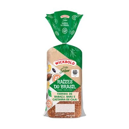 PAO WICKBOLD 400G RAIZES DO BRASIL FARINHA BABACU