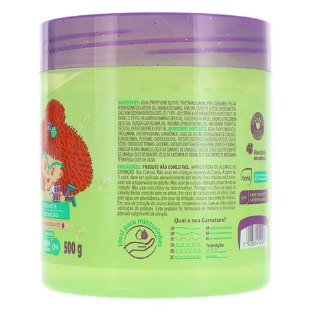 GELATINA CAPILAR INFANTIL KOLENE CACHINHOS COM GLITTER POTE 500G 360-9