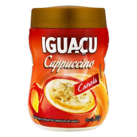 CAPPUCCINO SOLÚVEL CANELA IGUAÇU