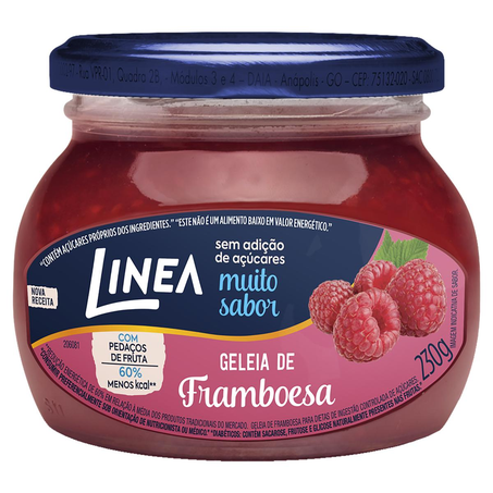 Geleia Linea 230g - Zero Açúcar - Framboesa