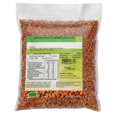 ARROZ CATETO VERMELHO 500G