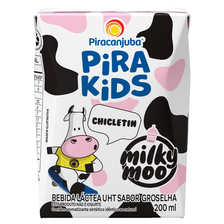 Bebida Láctea Piracanjuba 200ml - Chicletin
