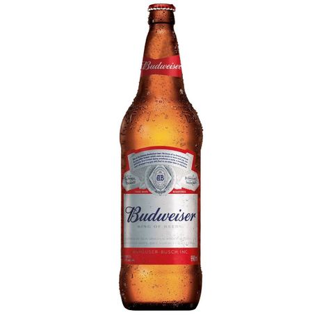 Cerveja budweiser 990ml retornável