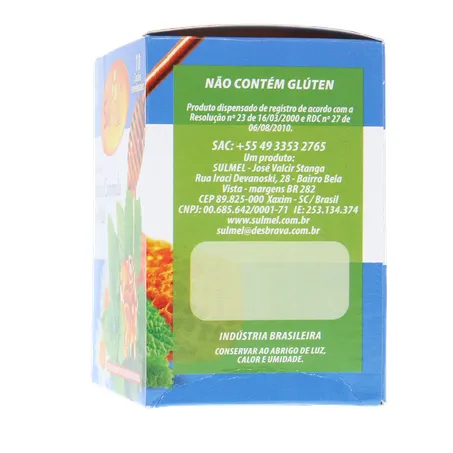 Cha sulmel melissa camomila mel 10g 360-26