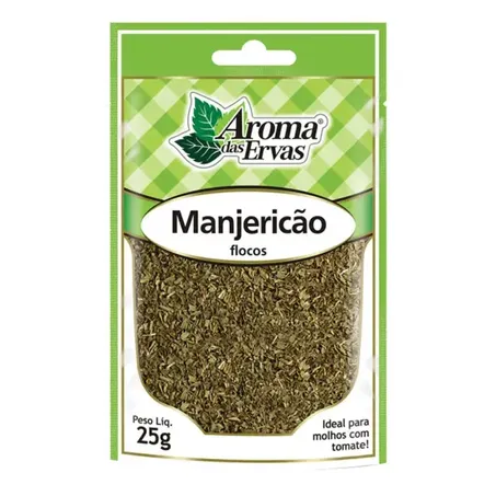 Manjericão Aroma das Ervas Flocos 25g