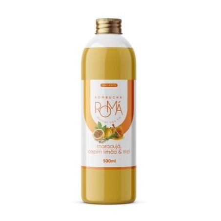 KOMBUCHA ROMA MARACUJA/CAPIM LIMAO E MEL LATA 473ML