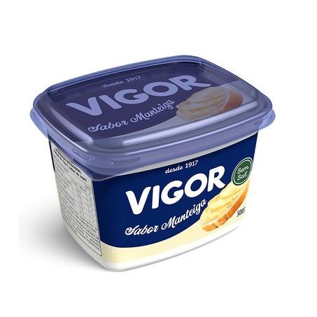 Margarina Vigor Sabor Manteiga Sem Sal 500G