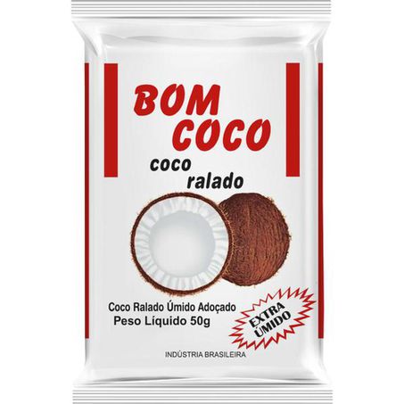 COCO RALADO BOM COCO 50G ADOCADO