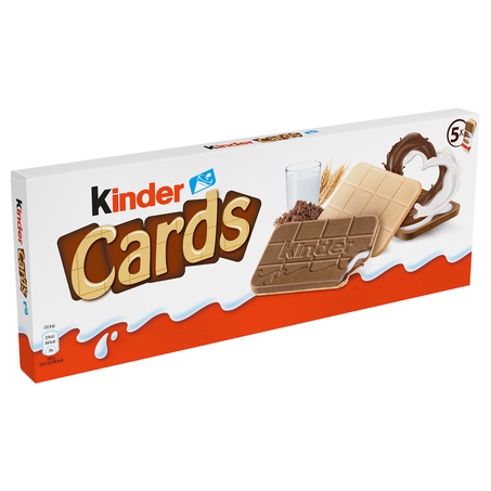 BISCOITO KINDER CARDS 128G