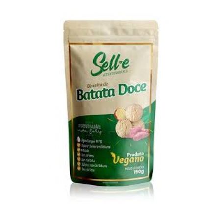 Biscoito vegano batata doce sell-e 150g