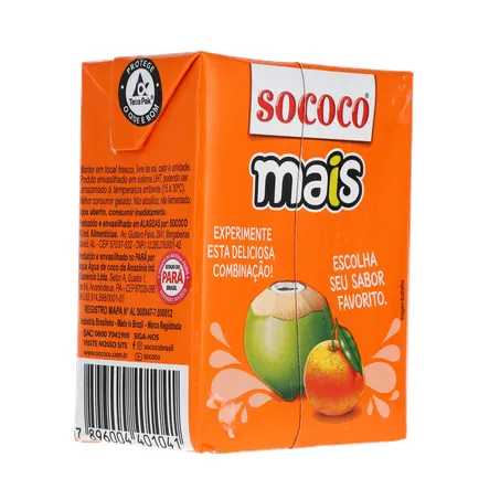 Água De Coco SococoTangerina 200ml 360-14
