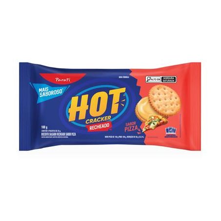 Biscoito parati hot cracker pizza 100gr