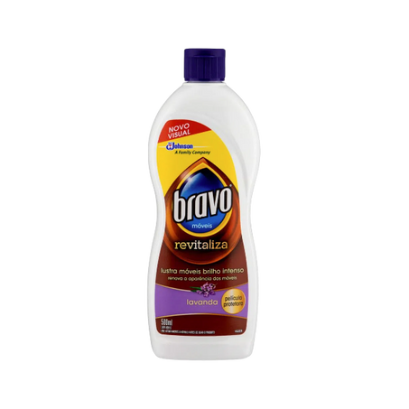 Limpa Móveis Bravo Revitaliza Lavanda Frasco 500ml 
 