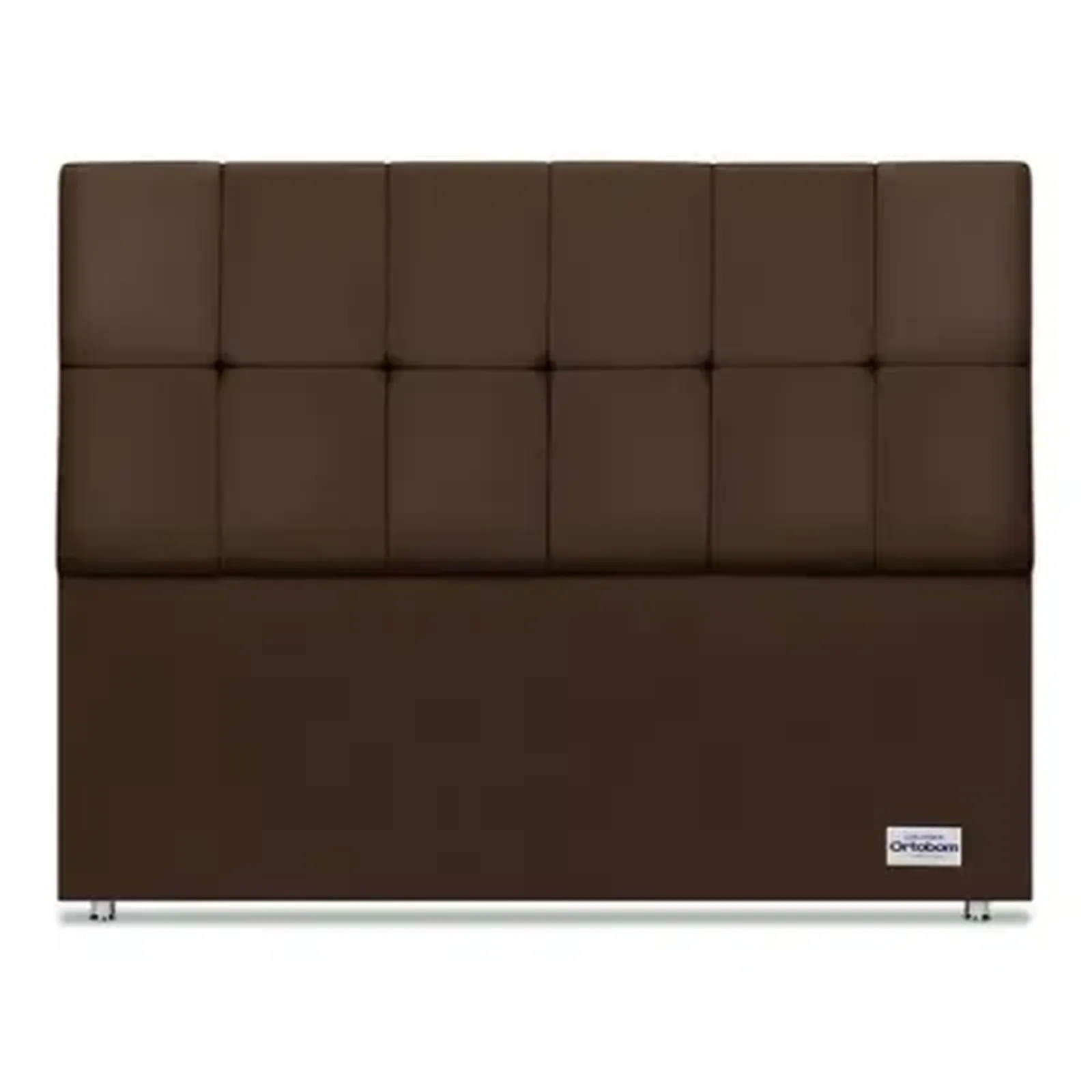 ORTOBOM CABEC.PIAVE VELUDO MARROM 120X125X160