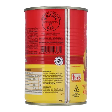 FEIJOADA ODERICH LATA 420G 360-24