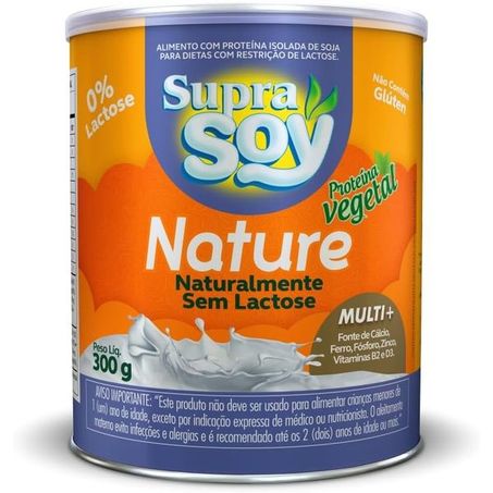 Alimento Po Supra Soy 300g Nature Sem Lactose