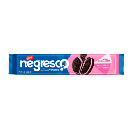 Biscoito nestle negresco morango 90g