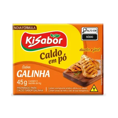 CALDO KISABOR PO 45G GALINHA CX 24.0