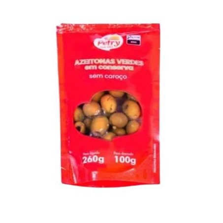 AZEITONAS VERDES S/CAROCO PETRY 100 G             