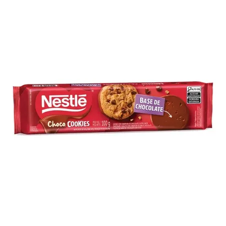Biscoito cookie choco cobertura nestle 100g