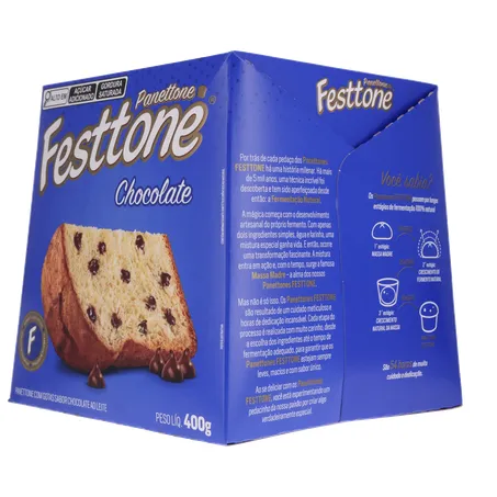 Panettone Festtone Chocolate 400G 360-23