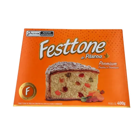 Panettone de Páscoa Festtone Frutas Cristalizadas e Damasco 400G 360-18