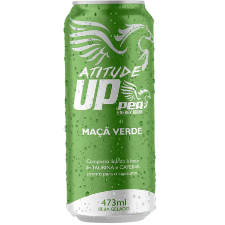 Energetico up atitude 473ml lata maca verde